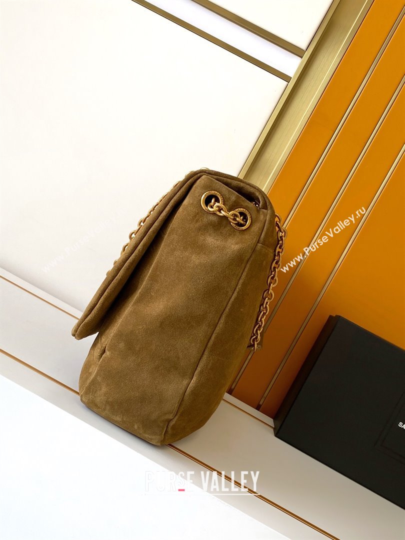 Saint Laurent Jamie 4.3 Large Bag in Suede 742431 Brown2 2025 (YY-250409092)