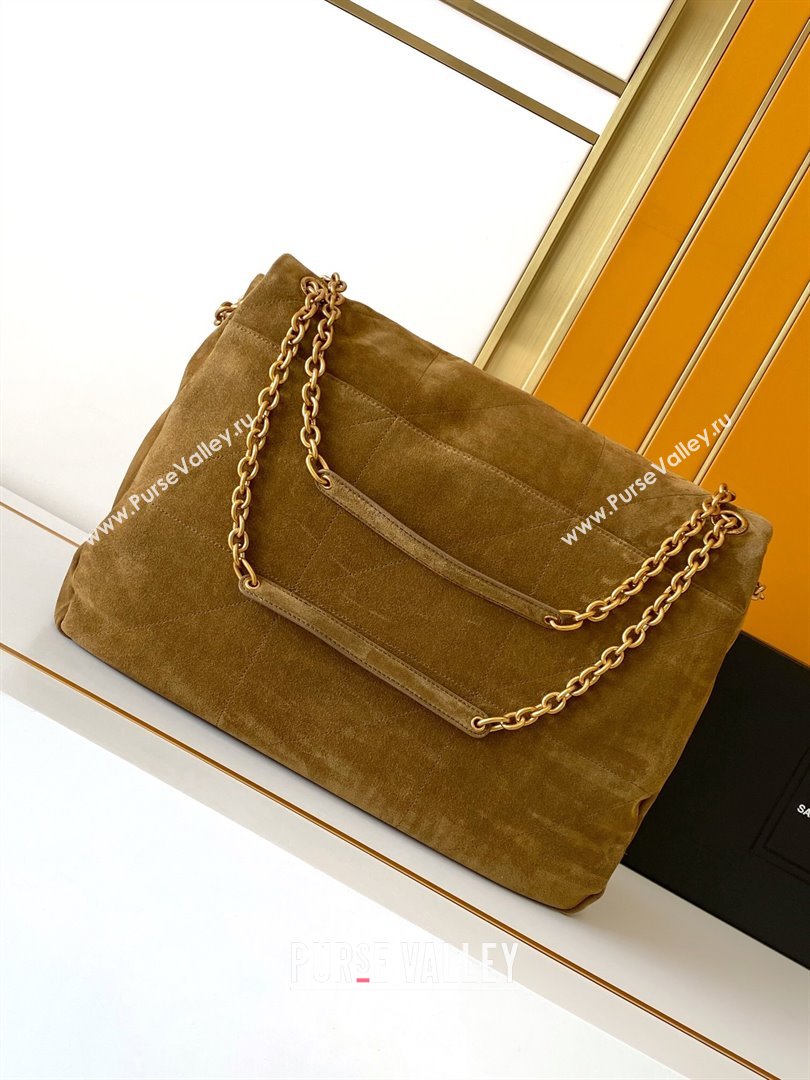 Saint Laurent Jamie 4.3 Large Bag in Suede 742431 Brown2 2025 (YY-250409092)