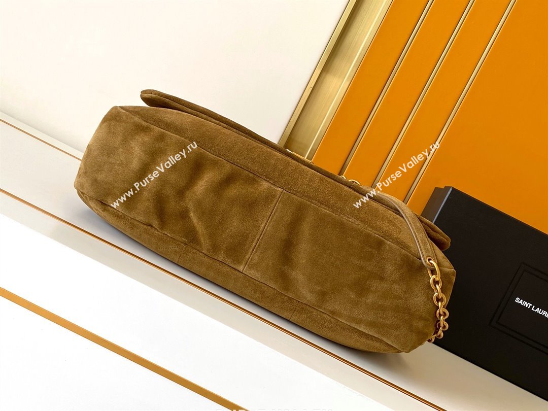 Saint Laurent Jamie 4.3 Large Bag in Suede 742431 Brown2 2025 (YY-250409092)