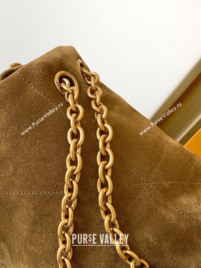 Saint Laurent Jamie 4.3 Large Bag in Suede 742431 Brown2 2025 (YY-250409092)