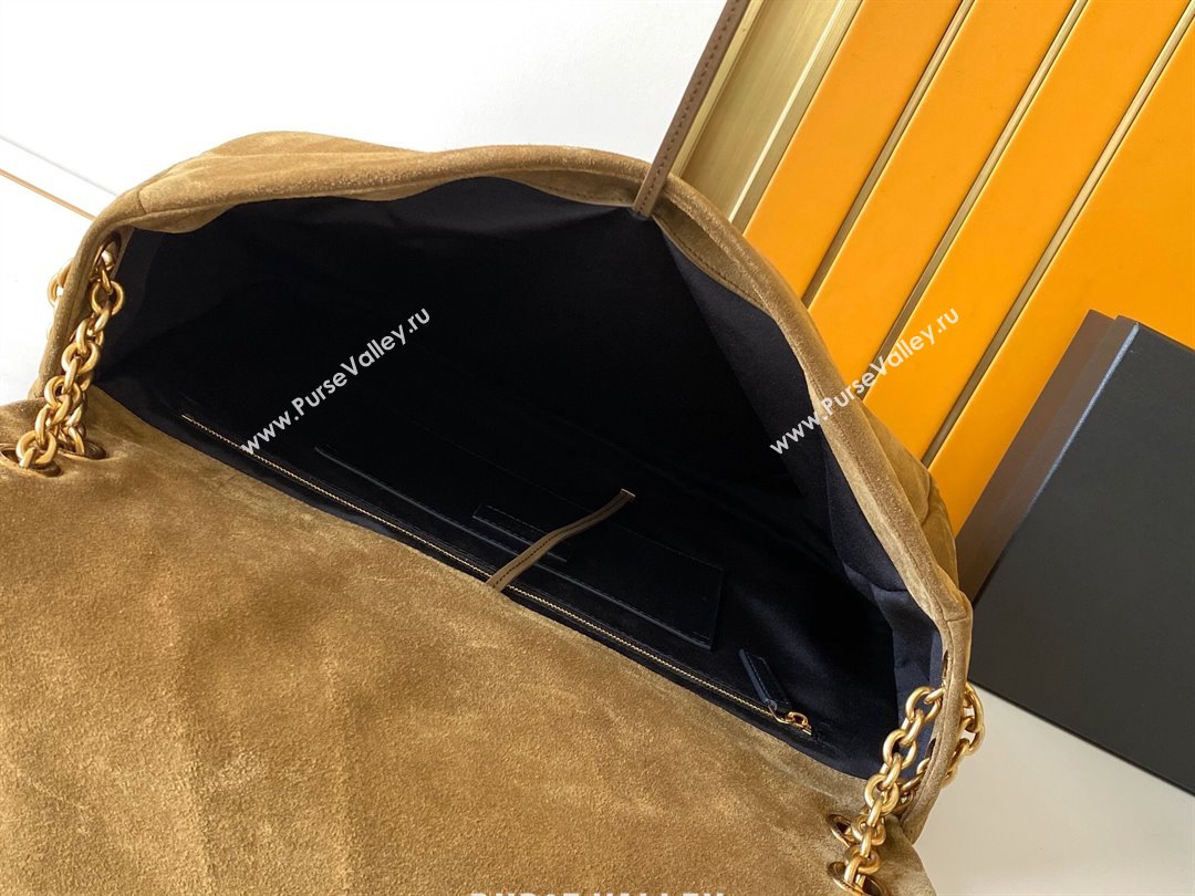 Saint Laurent Jamie 4.3 Large Bag in Suede 742431 Brown2 2025 (YY-250409092)