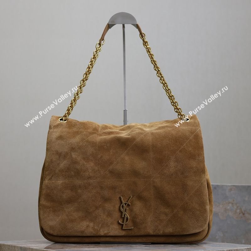Saint Laurent Jamie 4.3 Large Bag in Suede Clay Brown 742431 2025 (YY-250409091)
