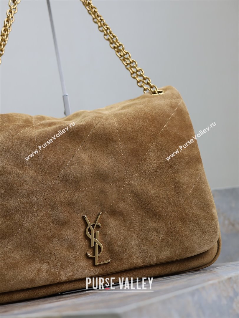 Saint Laurent Jamie 4.3 Large Bag in Suede Clay Brown 742431 2025 (YY-250409091)