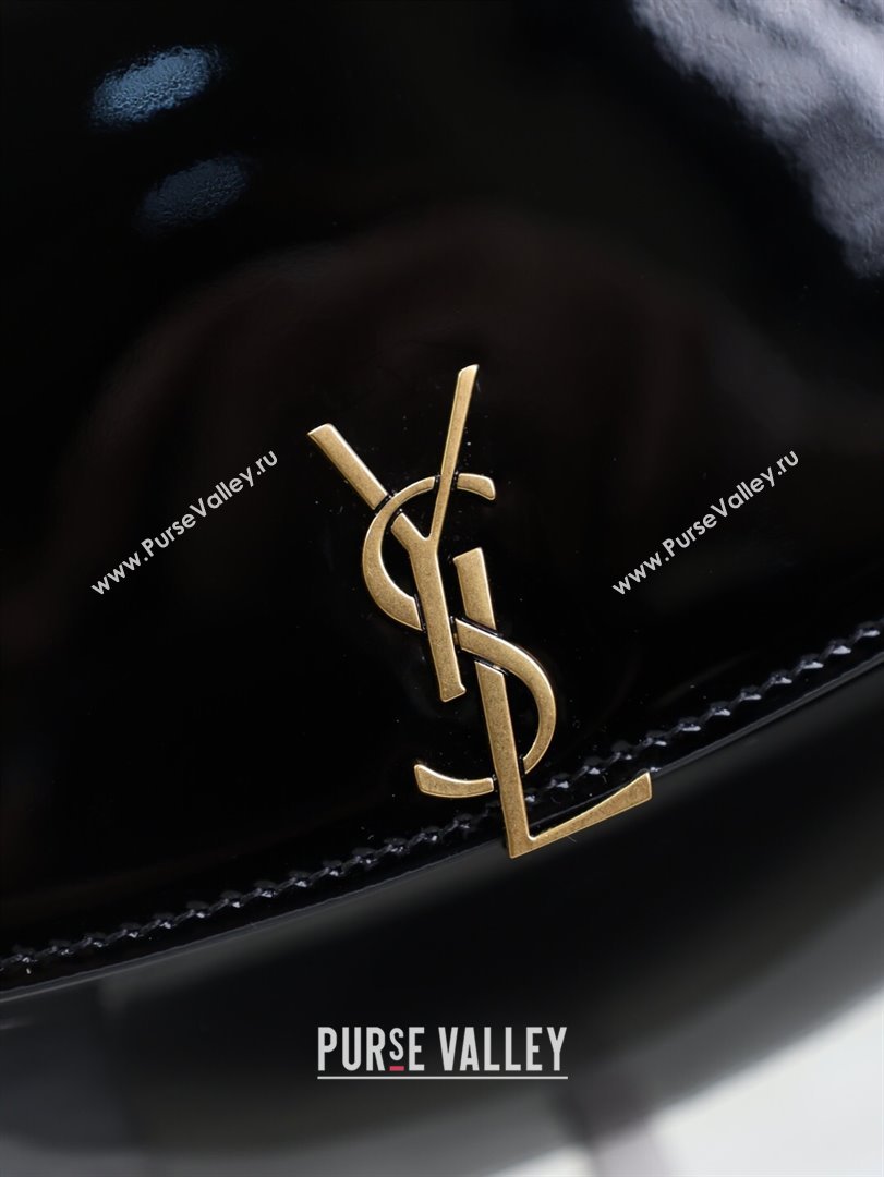 Saint Laurent Voltaire Bag in Patent Leather Black 2025 753824 (YY-250924147)