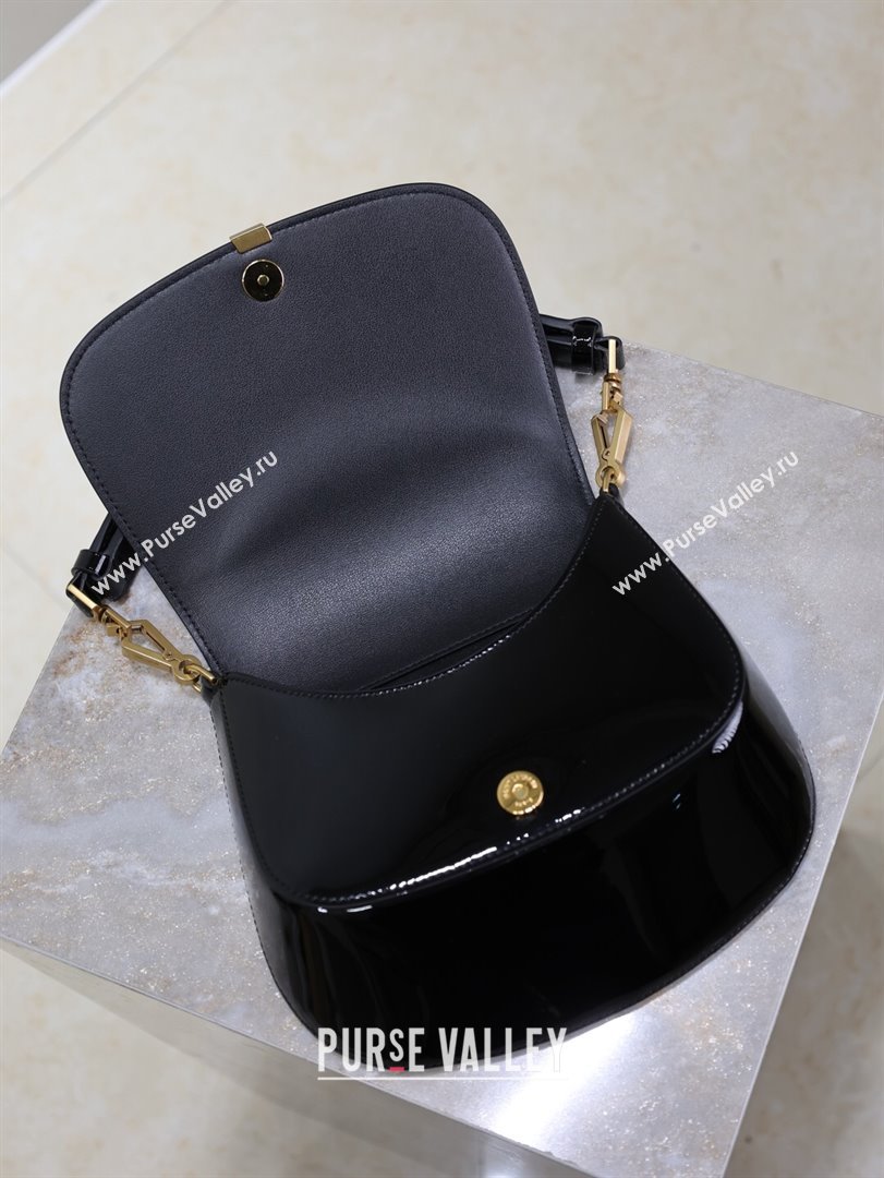 Saint Laurent Voltaire Bag in Patent Leather Black 2025 753824 (YY-250924147)