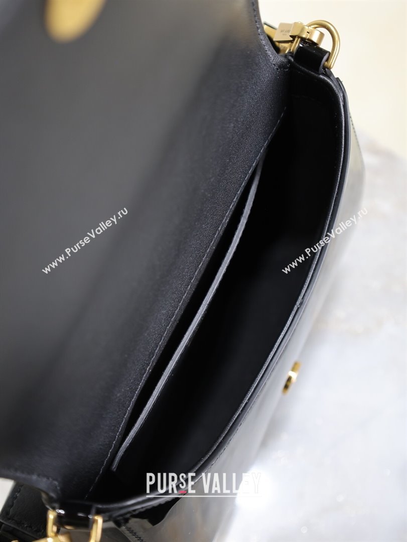 Saint Laurent Voltaire Bag in Patent Leather Black 2025 753824 (YY-250924147)