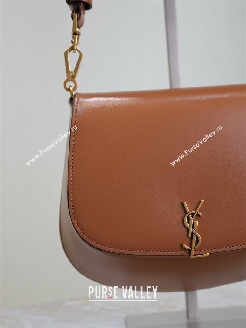 Saint Laurent Voltaire Bag in Calf Leather Caramel Brown 2025 753824 (YY-250924150)