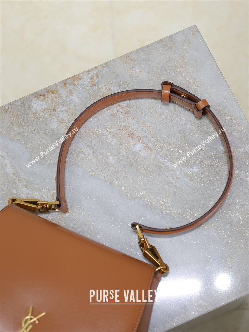 Saint Laurent Voltaire Bag in Calf Leather Caramel Brown 2025 753824 (YY-250924150)