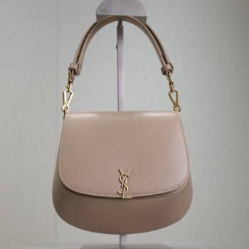Saint Laurent Voltaire Bag in Calf Leather Light Pink 2025 753824 (YY-250924151)