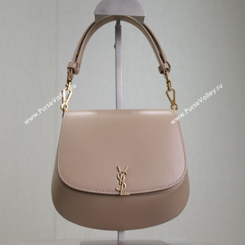 Saint Laurent Voltaire Bag in Calf Leather Light Pink 2025 753824 (YY-250924151)
