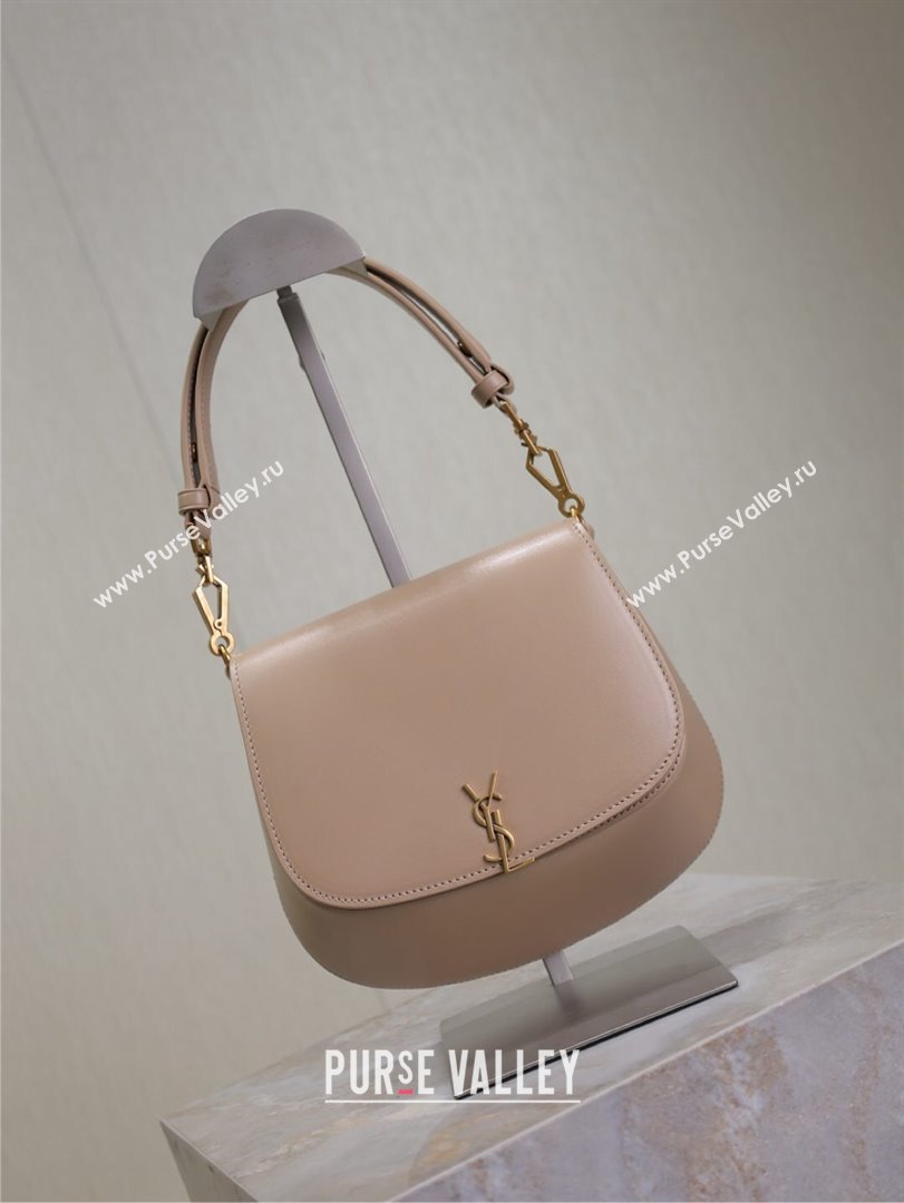 Saint Laurent Voltaire Bag in Calf Leather Light Pink 2025 753824 (YY-250924151)
