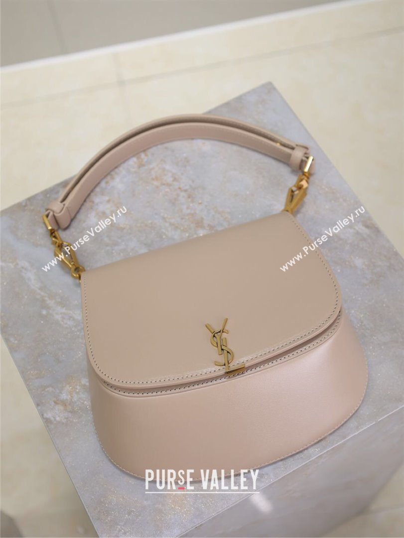 Saint Laurent Voltaire Bag in Calf Leather Light Pink 2025 753824 (YY-250924151)