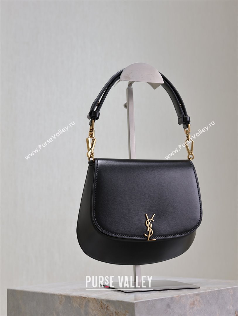 Saint Laurent Voltaire Bag in Calf Leather Black 2025 753824 (YY-250924152)