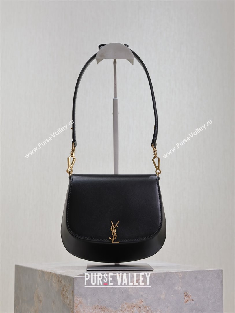 Saint Laurent Voltaire Bag in Calf Leather Black 2025 753824 (YY-250924152)