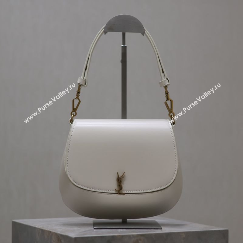 Saint Laurent Voltaire Bag in Calf Leather White 2025 753824 (YY-250924153)