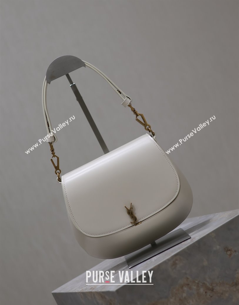 Saint Laurent Voltaire Bag in Calf Leather White 2025 753824 (YY-250924153)