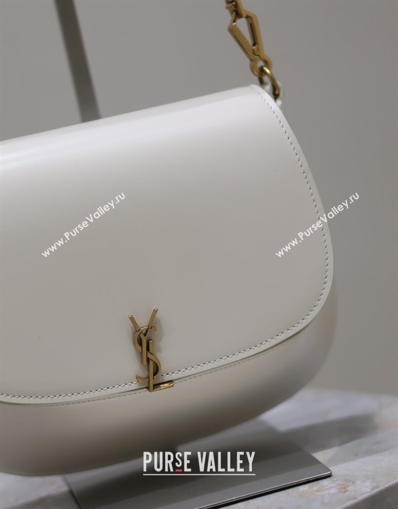 Saint Laurent Voltaire Bag in Calf Leather White 2025 753824 (YY-250924153)