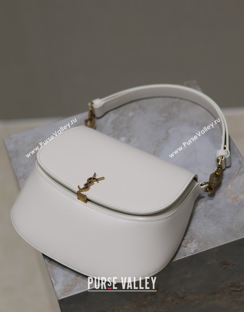 Saint Laurent Voltaire Bag in Calf Leather White 2025 753824 (YY-250924153)