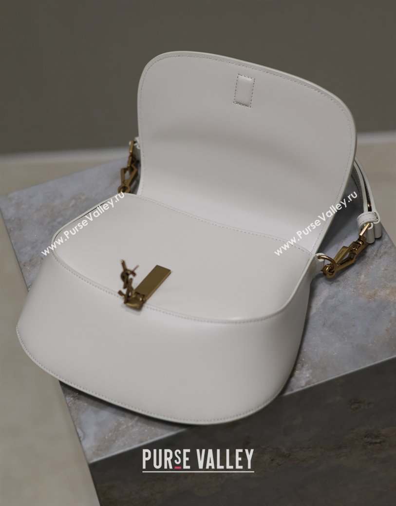 Saint Laurent Voltaire Bag in Calf Leather White 2025 753824 (YY-250924153)