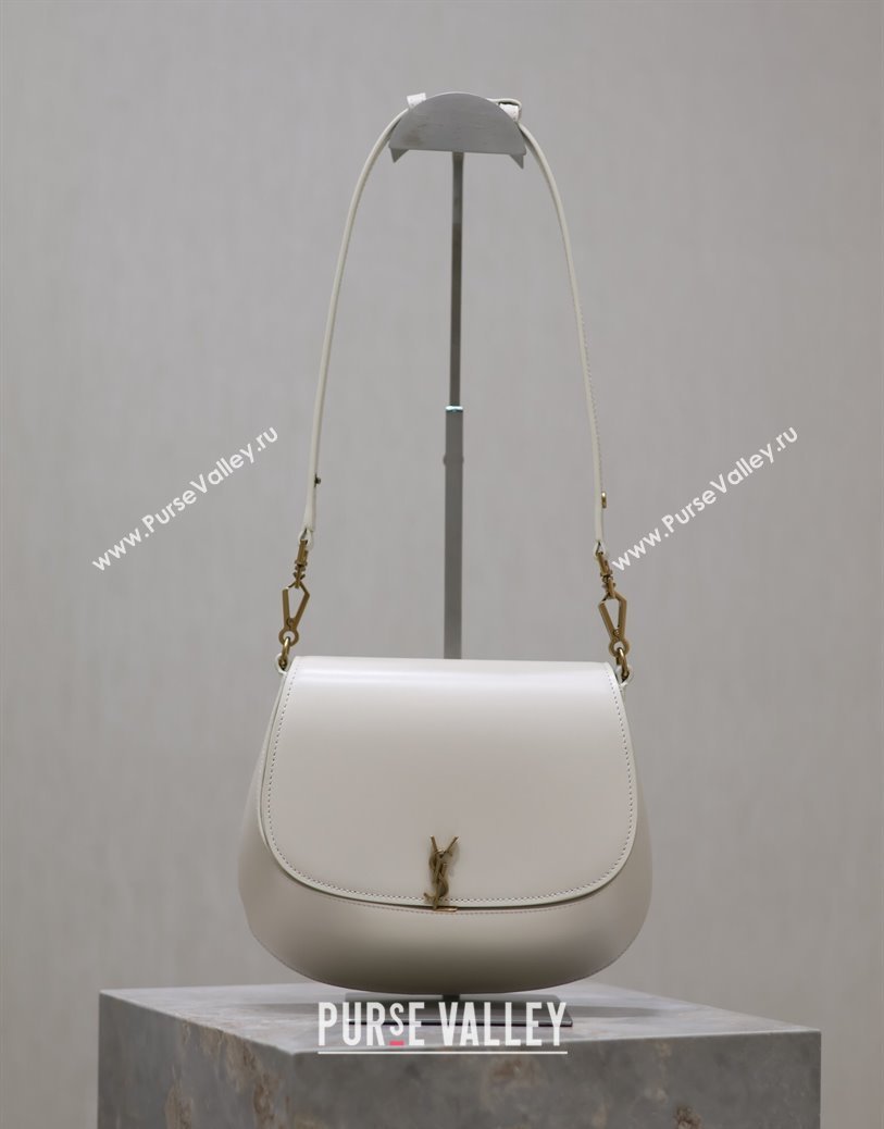 Saint Laurent Voltaire Bag in Calf Leather White 2025 753824 (YY-250924153)