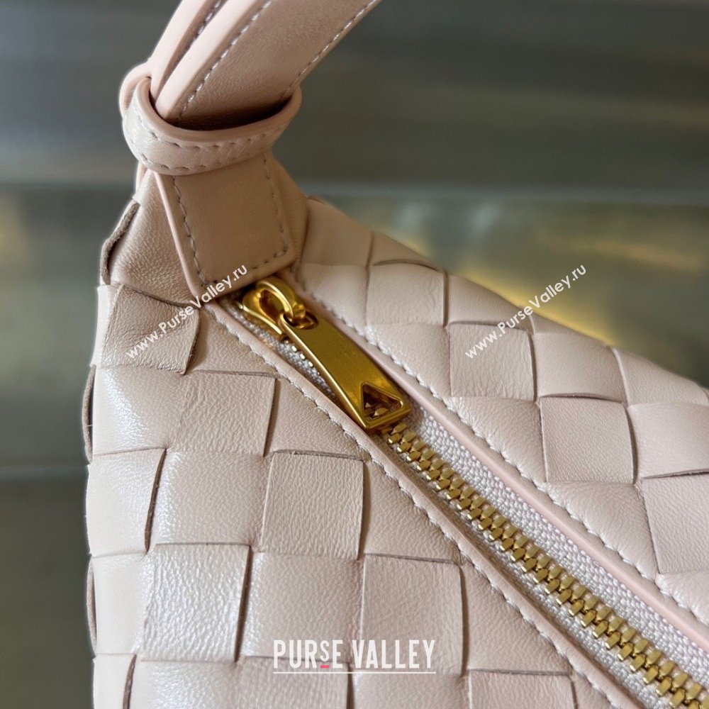 Bottega Veneta Mini Wallace Shoulder Bag in Intrecciato Soft Calfskin Leather 754443 Lotus Pink 2024 (MS-240419028)