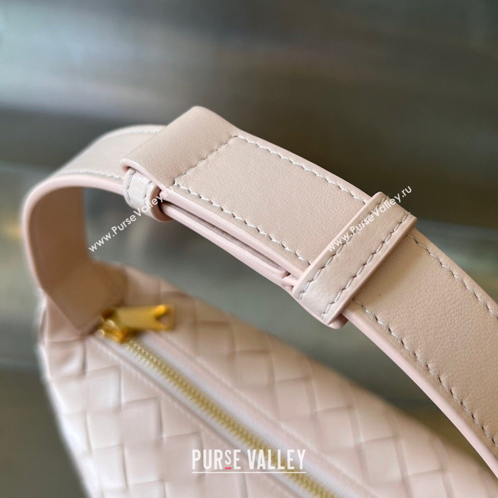 Bottega Veneta Mini Wallace Shoulder Bag in Intrecciato Soft Calfskin Leather 754443 Lotus Pink 2024 (MS-240419028)