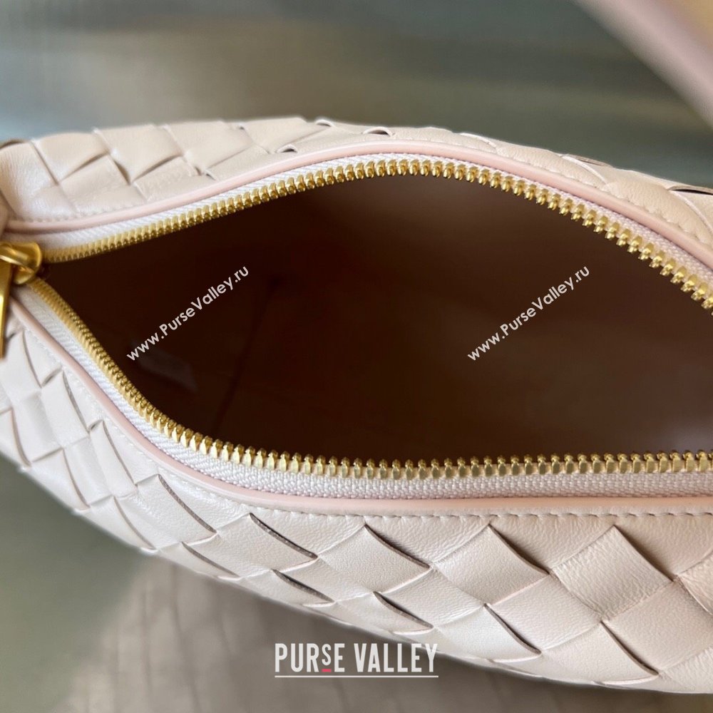 Bottega Veneta Mini Wallace Shoulder Bag in Intrecciato Soft Calfskin Leather 754443 Lotus Pink 2024 (MS-240419028)