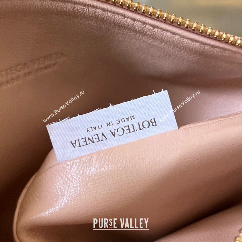 Bottega Veneta Mini Wallace Shoulder Bag in Intrecciato Soft Calfskin Leather 754443 Lotus Pink 2024 (MS-240419028)
