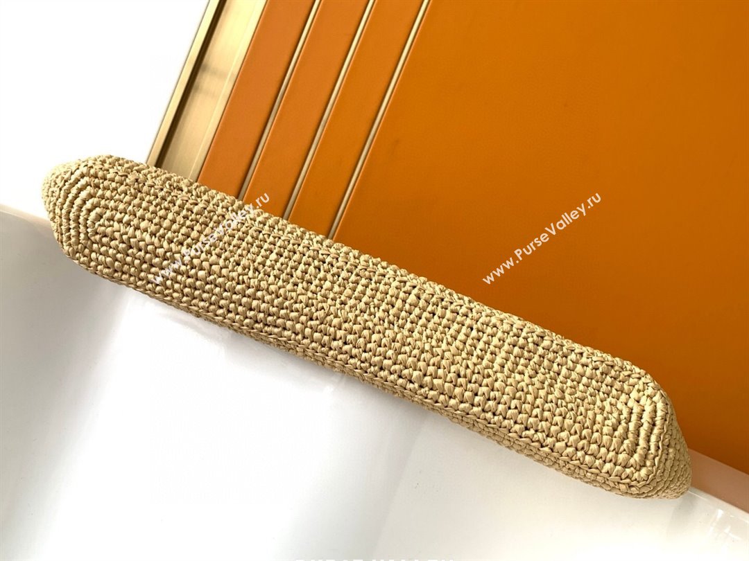Saint Laurent Icare Tote Bag in Raffia Straw Beige 2025 772191 (YY-250801115)