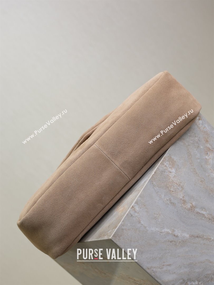 Saint Laurent Calypso Large Bag in Suede 777399 Beige 2025 (YY-250924095)