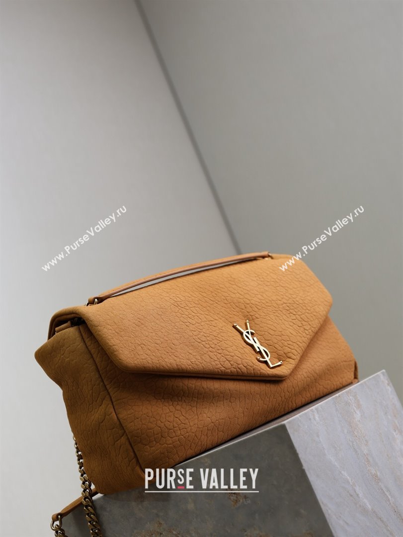 Saint Laurent Calypso Large Bag in Grained Suede Yellow 777399 2025 (YY-250924093)