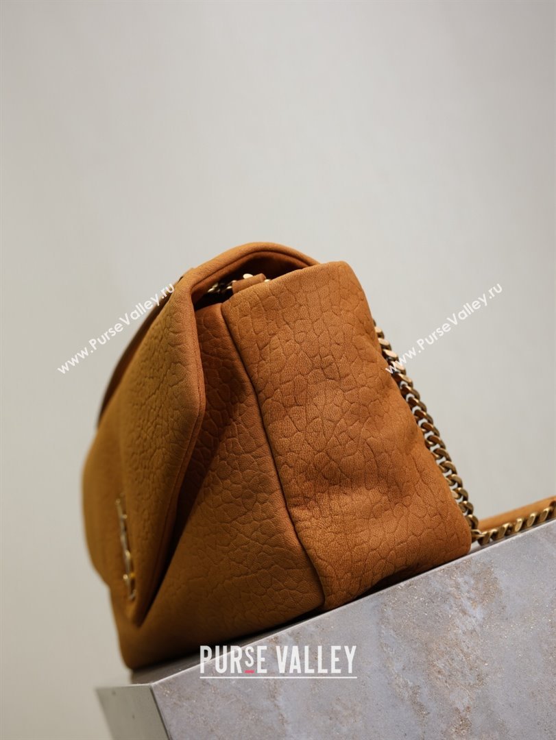 Saint Laurent Calypso Large Bag in Grained Suede Yellow 777399 2025 (YY-250924093)