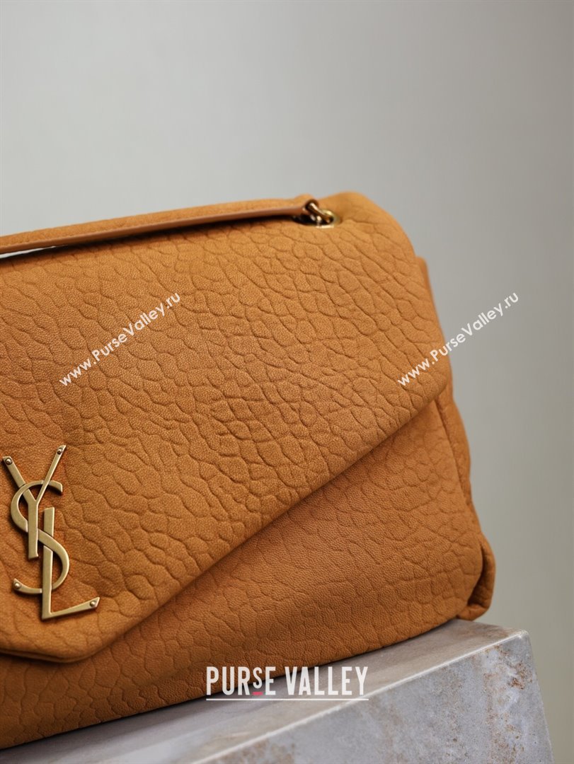 Saint Laurent Calypso Large Bag in Grained Suede Yellow 777399 2025 (YY-250924093)