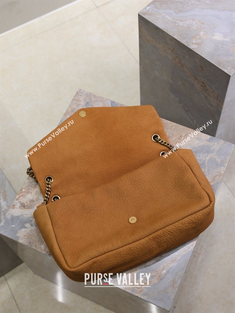 Saint Laurent Calypso Large Bag in Grained Suede Yellow 777399 2025 (YY-250924093)