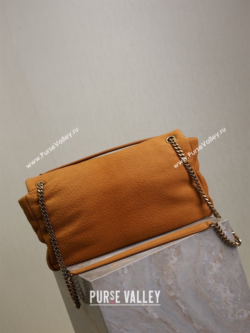 Saint Laurent Calypso Large Bag in Grained Suede Yellow 777399 2025 (YY-250924093)