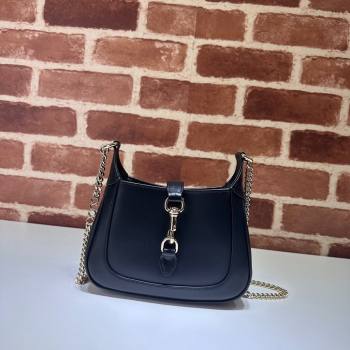 Gucci Jackie Notte Mini Bag in Smooth Leather ‎782889 Black 2024 (DLH-241211131)