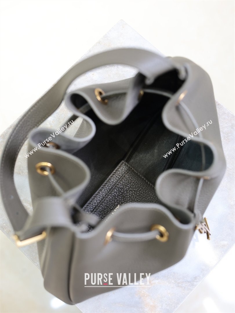 Saint Laurent Paris Vii Small Hobo Bag in Grained Leather Green 796626 2025 (YY-260119099)