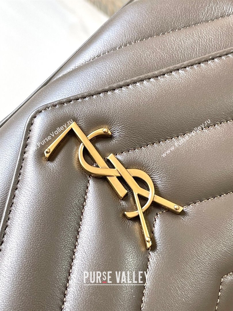 Saint Laurent Loulou Small Bag in Matelasse Lambskin Green 2025 801437 (YY-250206026)