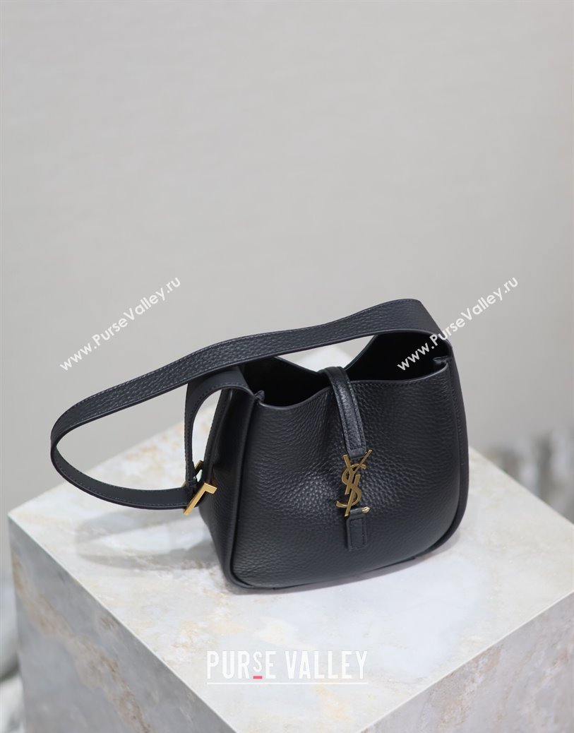 Saint Laurent LE 5 À 7 Supple Baby Mini Bag in Leather 809461 Black 2025 (YY-250924122)