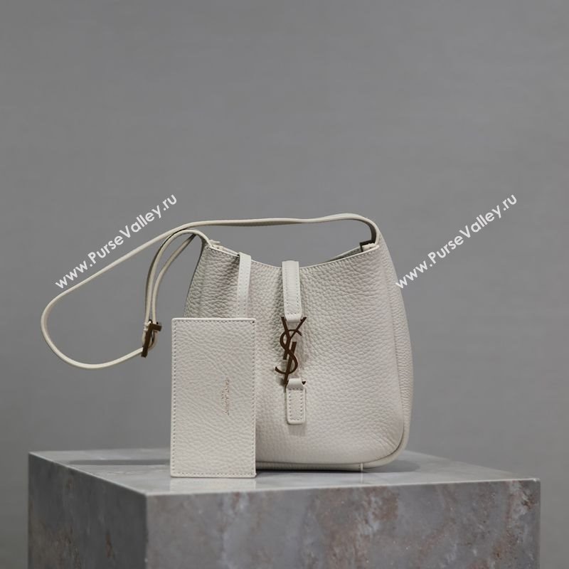Saint Laurent LE 5 À 7 Supple Baby Mini Bag in Leather 809461 White 2025 (YY-250924123)