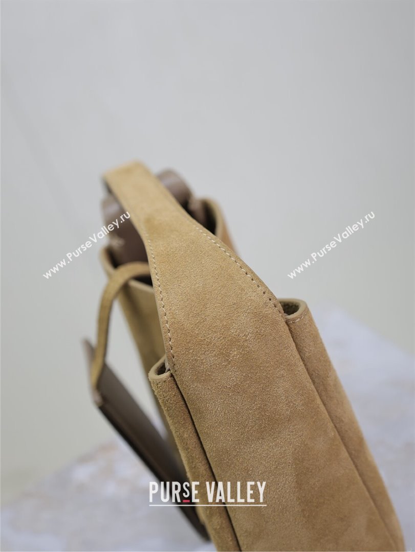 Saint Laurent LE 5 À 7 Supple Baby Mini Bag in Suede Beige 809461 2025 (YY-250924124)