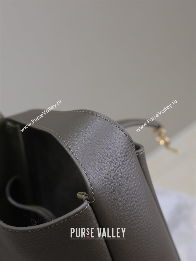 Saint Laurent LE 5 À 7 Supple Baby Mini Bag in Leather 809461 Musk Green 2025 (YY-250924121)