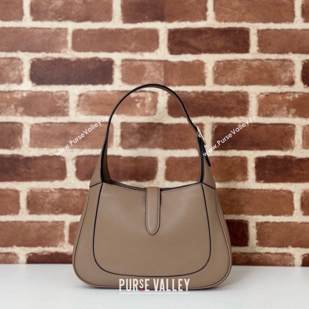 Gucci Jackie 1961 medium bag in Grainy Leather Beige 2025 810232 (DLH-250701029)