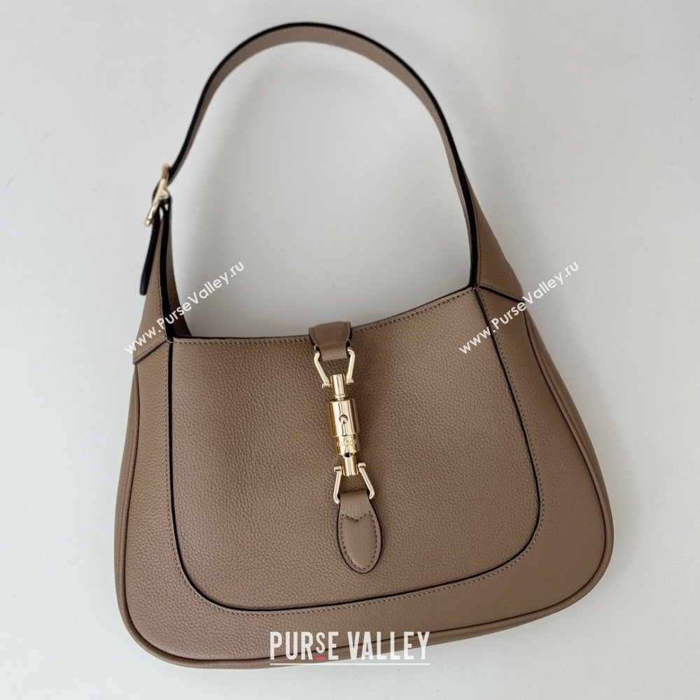 Gucci Jackie 1961 medium bag in Grainy Leather Beige 2025 810232 (DLH-250701029)