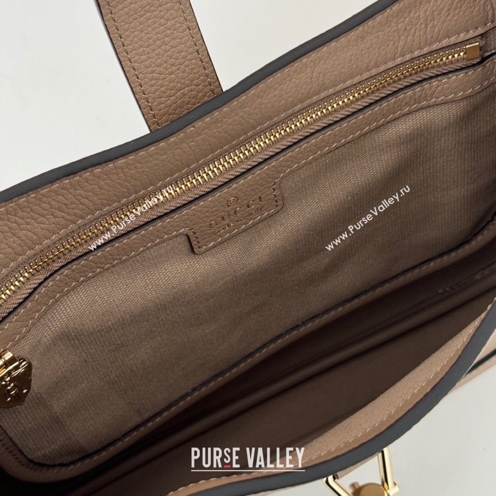 Gucci Jackie 1961 medium bag in Grainy Leather Beige 2025 810232 (DLH-250701029)