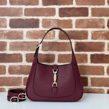 Gucci Jackie 1961 medium bag in Grainy Leather Red 2025 810232 (DLH-250701031)