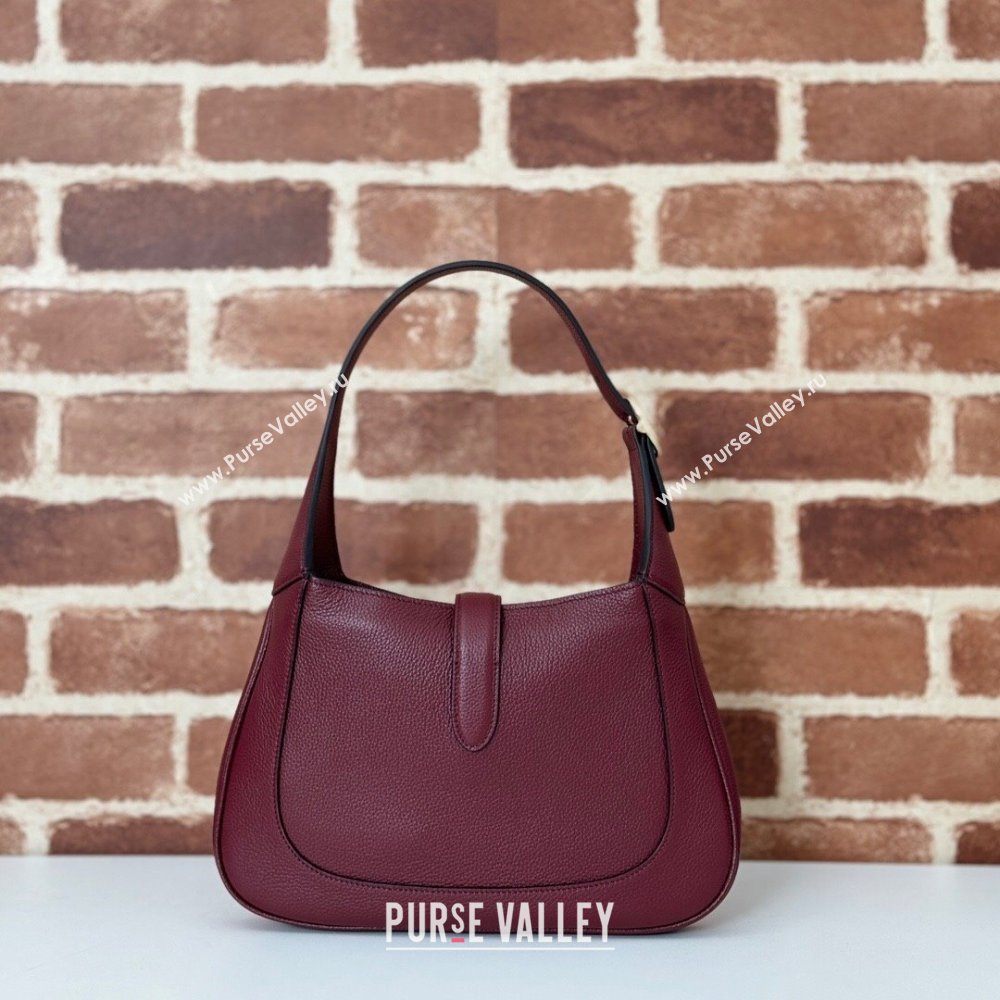 Gucci Jackie 1961 medium bag in Grainy Leather Red 2025 810232 (DLH-250701031)