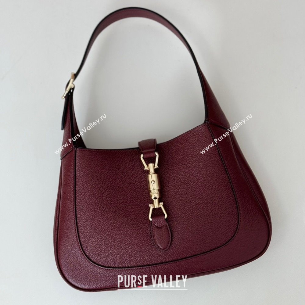 Gucci Jackie 1961 medium bag in Grainy Leather Red 2025 810232 (DLH-250701031)