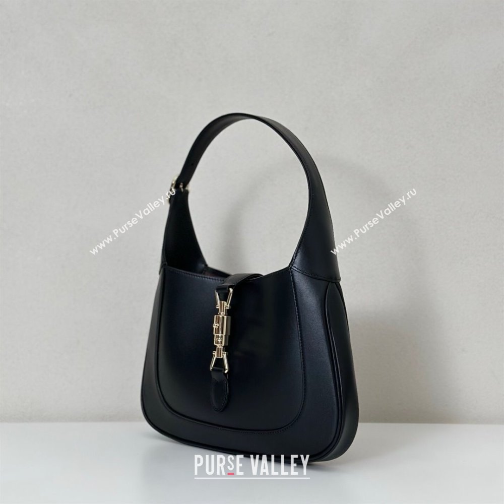 Gucci Jackie 1961 medium bag in Smooth Leather Black 2025 810232 (DLH-250701032)