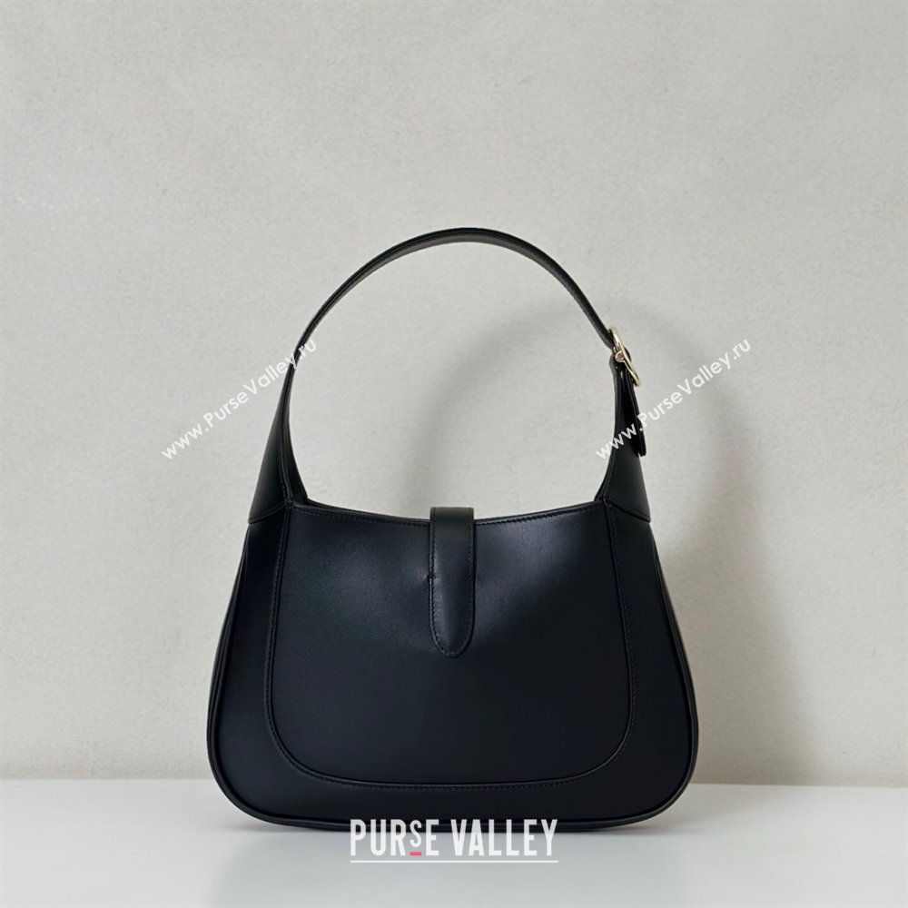 Gucci Jackie 1961 medium bag in Smooth Leather Black 2025 810232 (DLH-250701032)